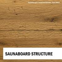 Sauna wood structured surface