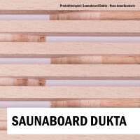 Sauna wood acoustic panel