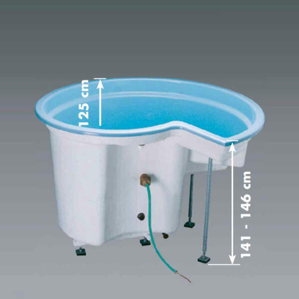 Tauchbecken Rondo 125 meerblau