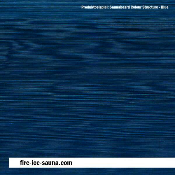 Saunaboard Colour - Blue, Structure