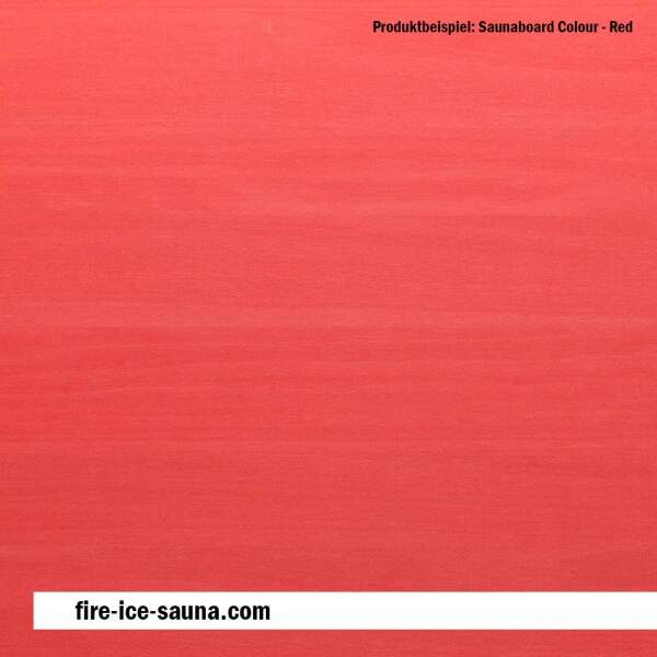 Saunaboard Colour - Red