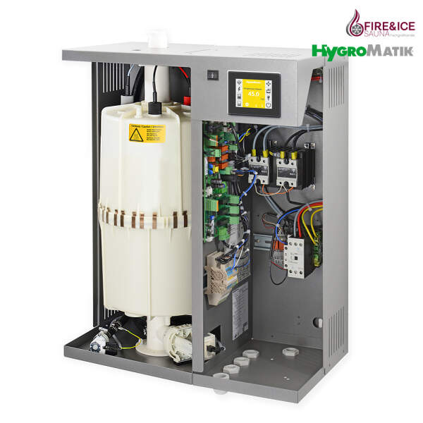 Dampfgenerator FlexLine Spa Elektrode | Hygromatik FLE15: 14,3-15,6 kg/h für 17,88-19,50 m³