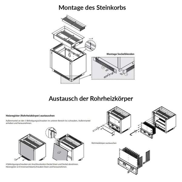 Event-Elektro-Saunaofen Mega 42 kW -> für 55 - 70 m³