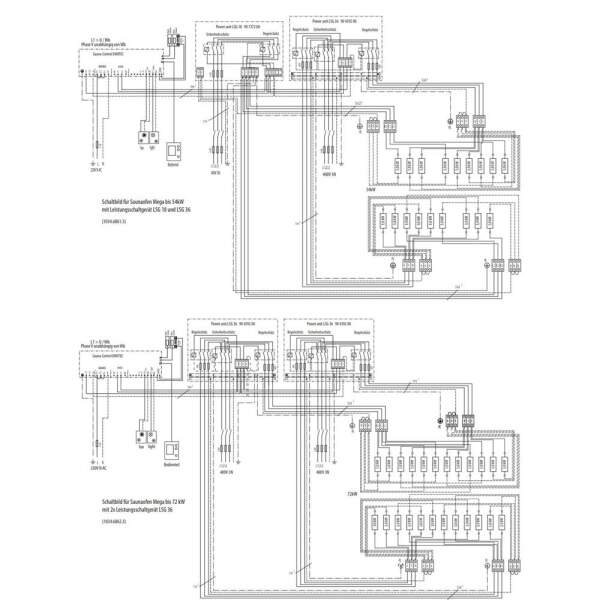 Event electric sauna heater Mega 42 kW -> for 55 - 70 m³