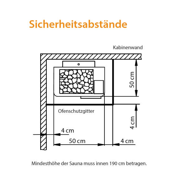 Combi sauna heater with evaporator | 9 - 15 kW | eos Bi-O Max