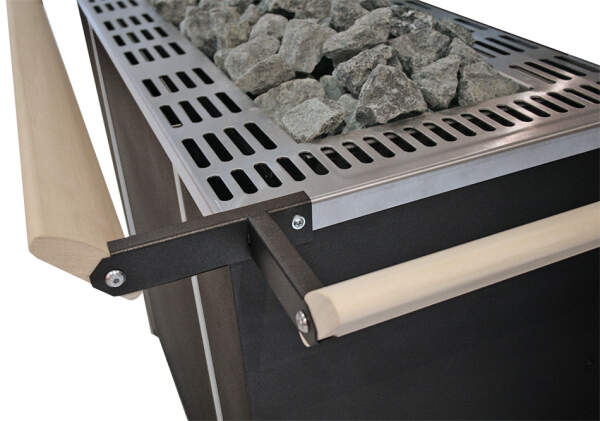 Oven protection bracket with protection railing for eos Goliath