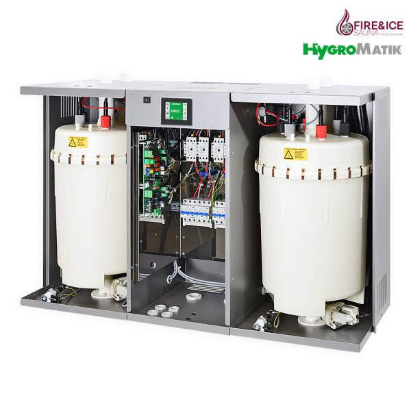 Dampfluftbefeuchter FlexLine Klima Elektrode | Hygromatik FLE80: 76,4-83,4 kg/h für 95,50-104,25 m³