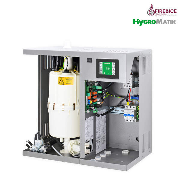 Dampfluftbefeuchter FlexLine Klima Heizkörper | Hygromatik FLH06: 5,5-6,5 kg/h für 6,88-8,13 m³ - 220-240 Volt