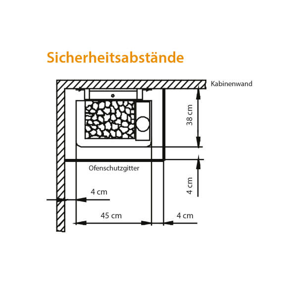 Bio sauna heater wall version | 6,0 - 9,0 kw | eos Bi-O Thermat w