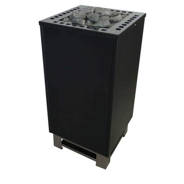 Sauna heater electric | Ewald Lang Kubo-therm 12,0 kW | Enamel - anthracite black