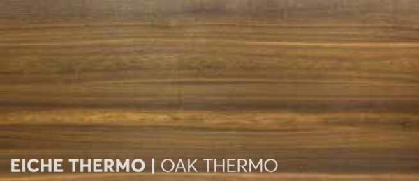 Saunaholz Eiche Thermo - Furnier glatt