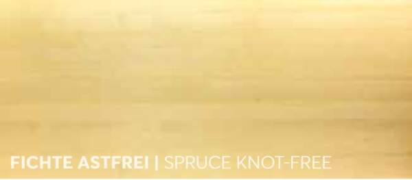 Saunaholz Fichte astfrei - Furnier glatt