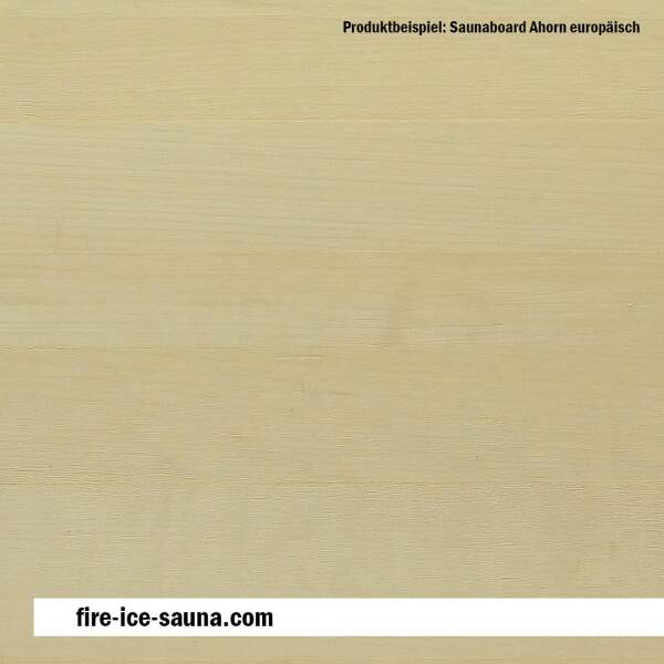Sauna Paneel Groove - Ahorn