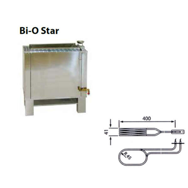 Heating rod - tubular heater for evaporator eos 2000 w...