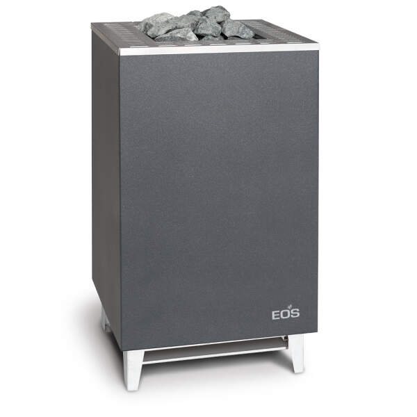 Sauna heater cubo (floor standing) 12,0 kW anthracite pearl effect