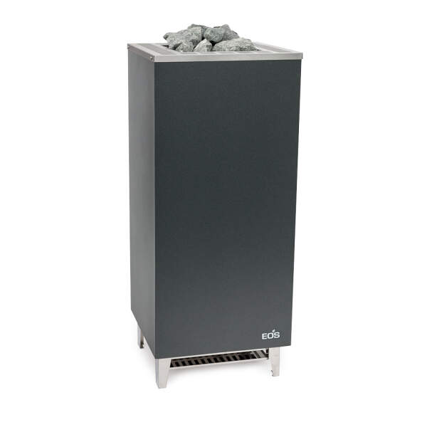 Sauna heater cubo Plus (floor standing) 7,5 kW anthracite pearl effect