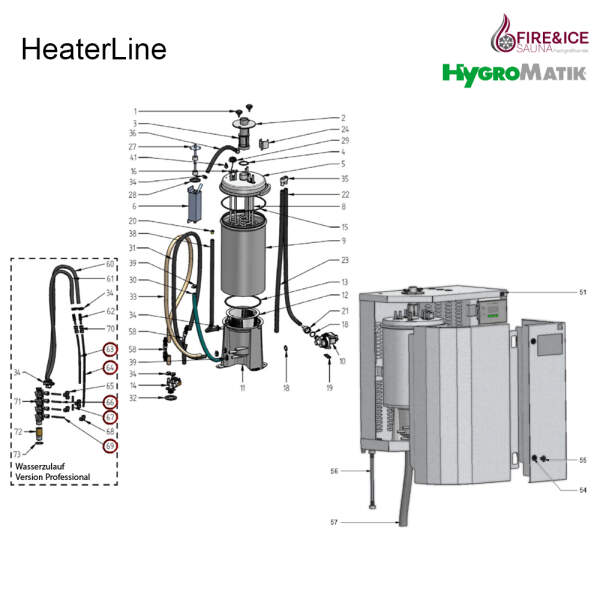 Verbindungsschlauch der Erdungshülse-HyFlow für Dampfgeneratoren (E-7600186)