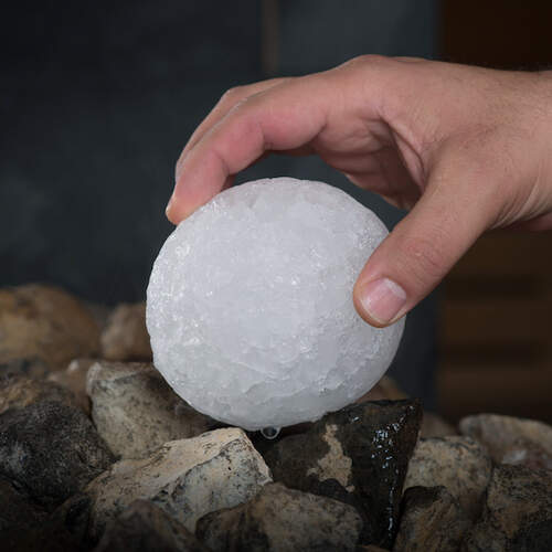 Ash wood ice infusion ball