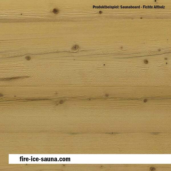Spruce Top Old Wood Sauna Sauna Veneer Panel Flexible...