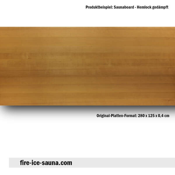Steamed Hemlock Sauna Sauna Veneer Wood Panel Flexible...