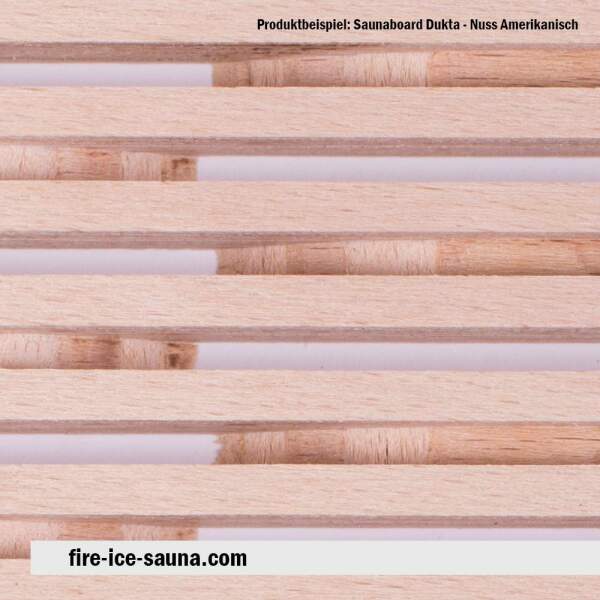 Acoustic Panel Hemlock for the sauna, Sauna Board Dukta