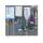 Fog shower - experience shower: PVC rain plate with 3 nozzles incl. sound system and button