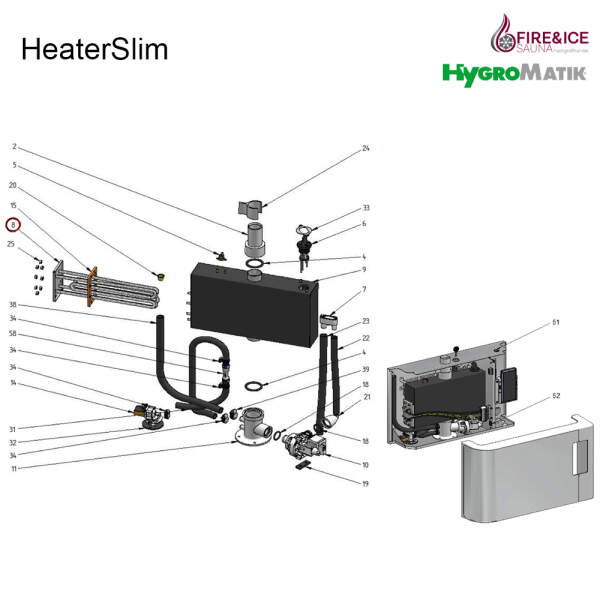 Flanschplatte 1 Heizkörper 2,5kW (B-2205771)